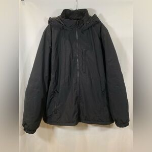 H&M Hooded Men's Parka Jacket in Black Size XL